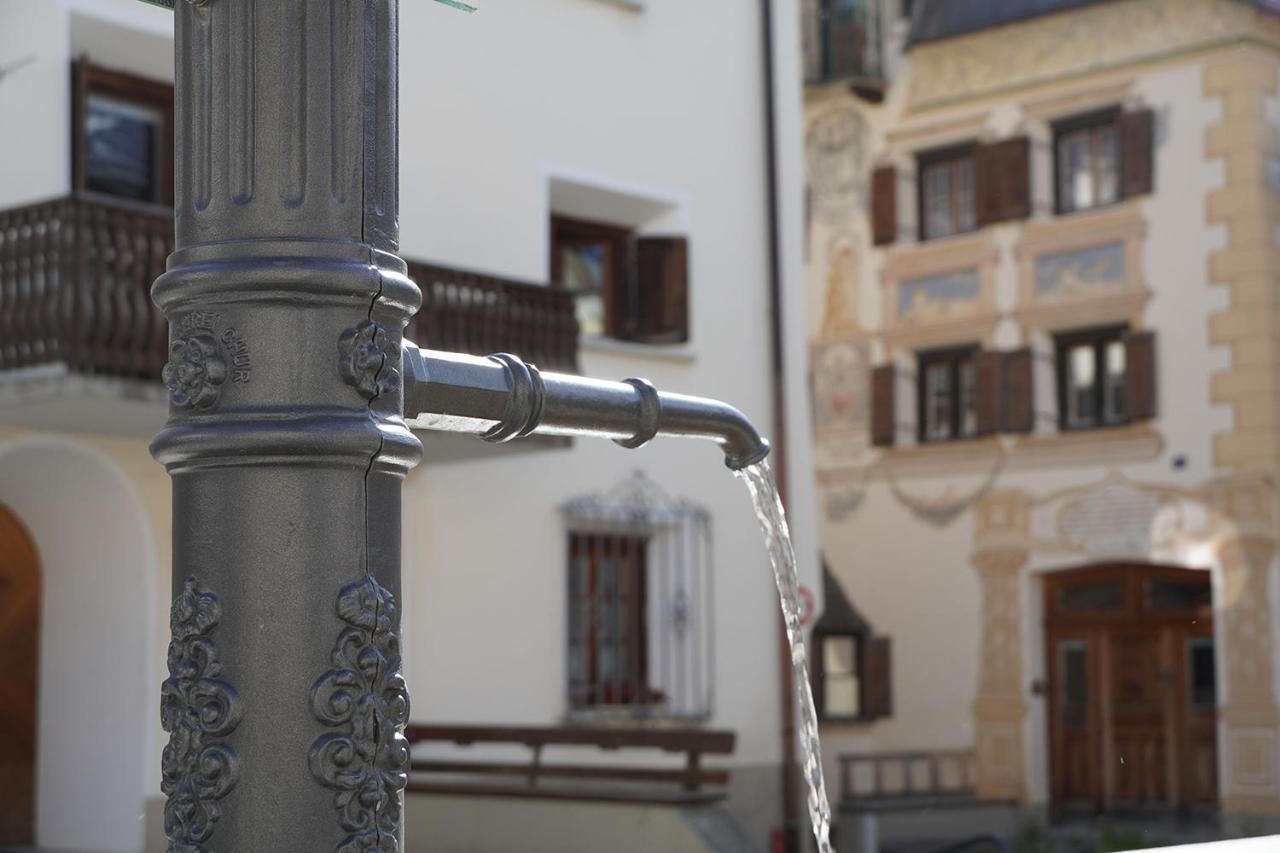 Ferienwohnung Chasa Fent, Sent Scuol im Engadin Exterior foto